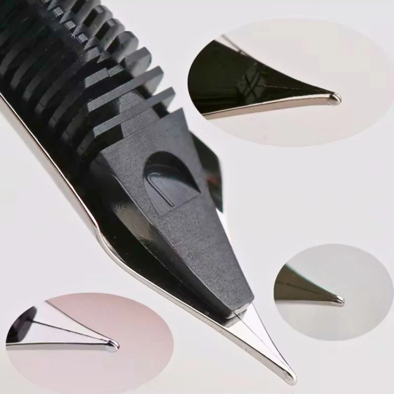 Delike Alpha Aluminum Alloy Fountain Pen – Compact Design, Bent Nib, Rotating Ink Cartridge System, Smooth Writing Pen - Image 3