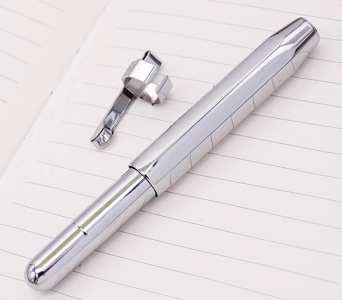Delike Small Fude Fountain Pen – Fine-Medium Nib, Pocket-Sized Business Pen with Converter - Image 2