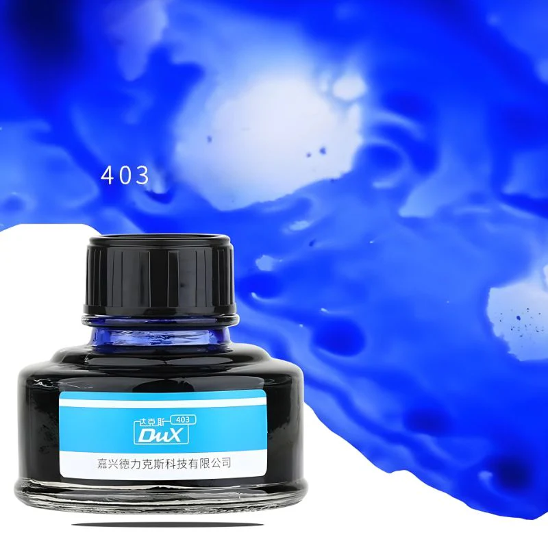 DUX 50ml Fountain Pen Ink – Non-Carbon, Quick-Drying, Smudge-Free (Black / Blue / Blue-Black / Red) - Image 3