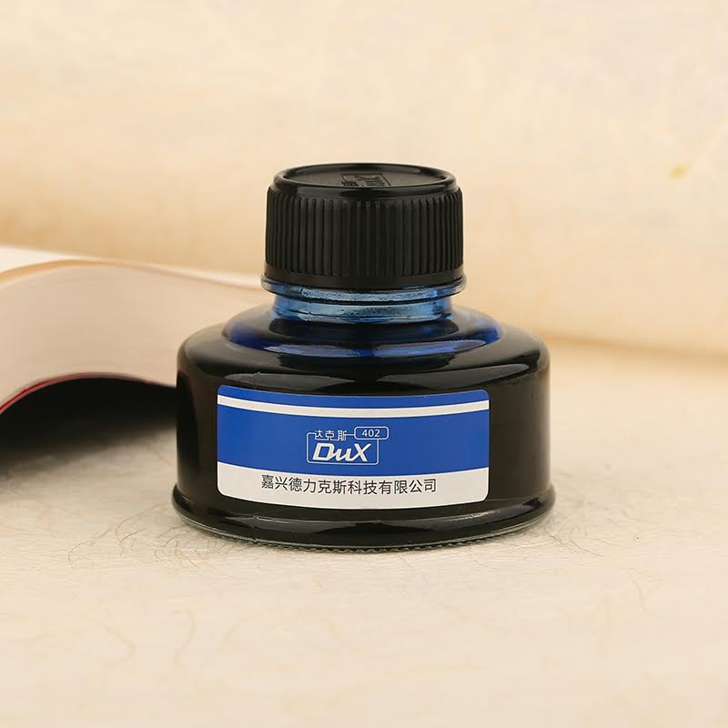 DUX 50ml Fountain Pen Ink – Non-Carbon, Quick-Drying, Smudge-Free (Black / Blue / Blue-Black / Red) - Image 7