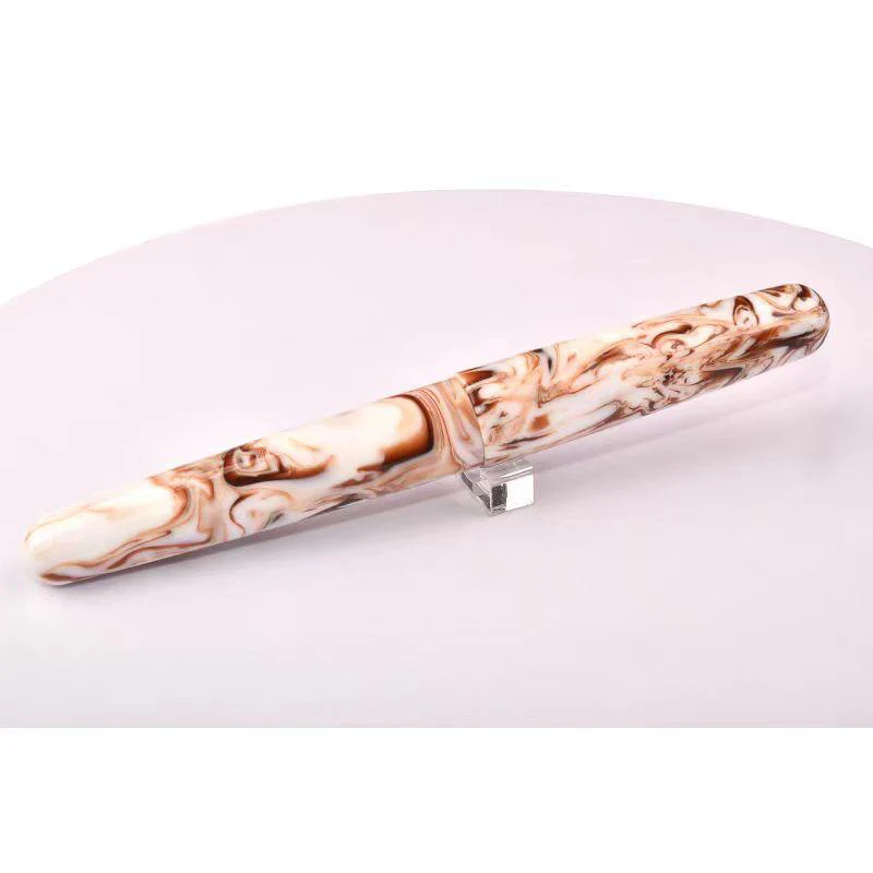 Fuliwen 017 Resin Fountain Pen - Medium Iridium Nib 0.7mm, Acrylic Body, Smooth Writing Ink Pen with Converter for Office, School & Gifts - Image 3