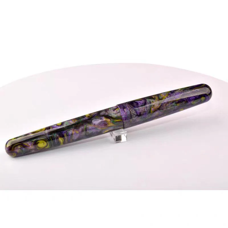 Fuliwen 017 Resin Fountain Pen - Medium Iridium Nib 0.7mm, Acrylic Body, Smooth Writing Ink Pen with Converter for Office, School & Gifts - Image 4