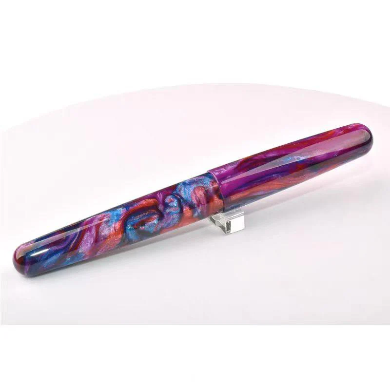 Fuliwen 017 Resin Fountain Pen - Medium Iridium Nib 0.7mm, Acrylic Body, Smooth Writing Ink Pen with Converter for Office, School & Gifts - Image 5