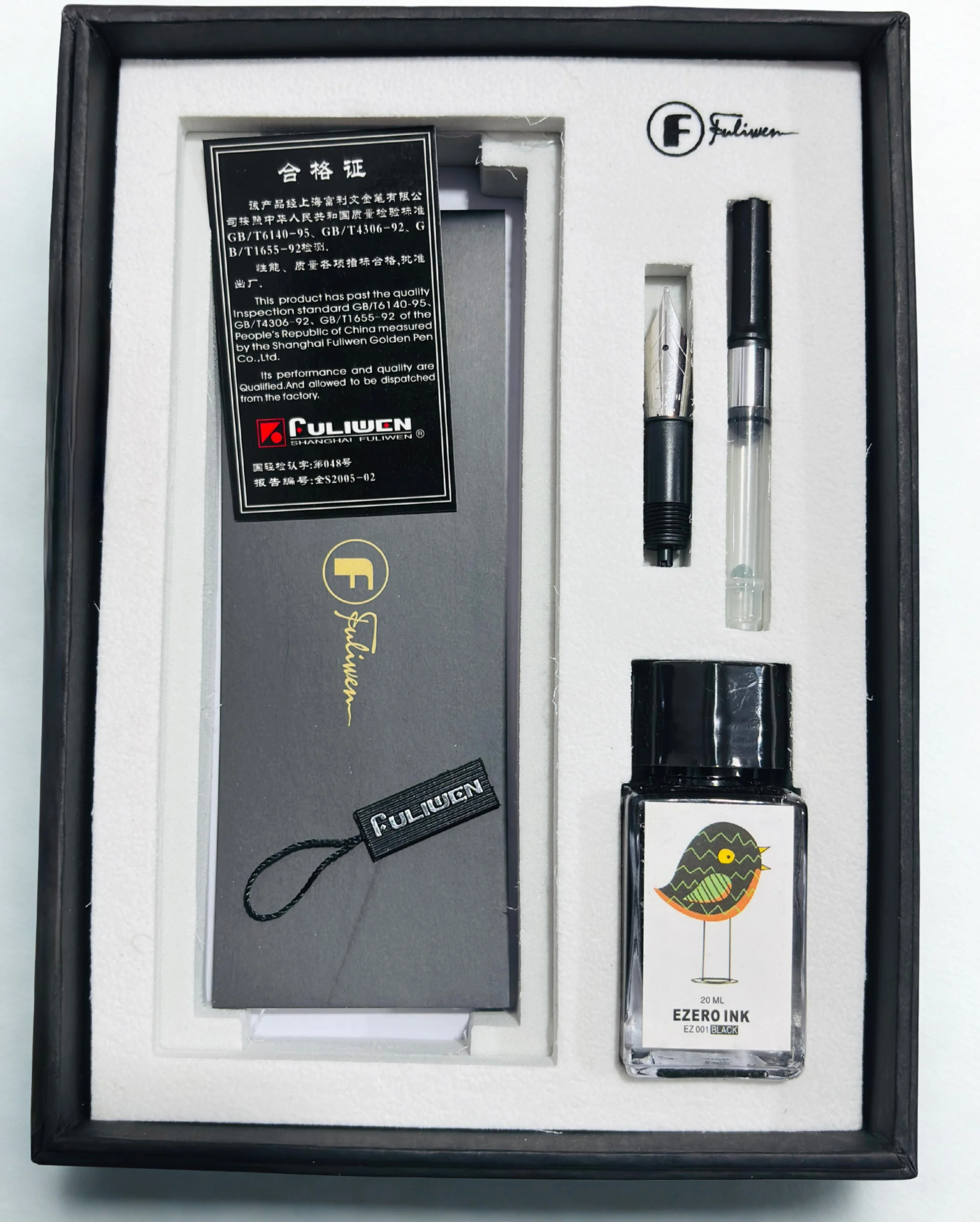 Fuliwen 017 Resin Fountain Pen - Medium Iridium Nib 0.7mm, Acrylic Body, Smooth Writing Ink Pen with Converter for Office, School & Gifts - Image 8