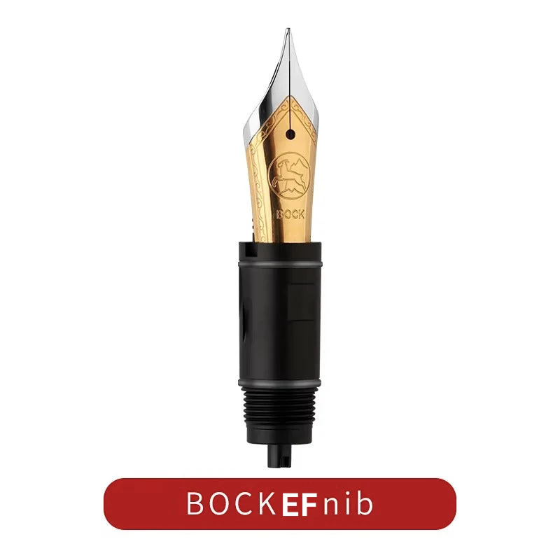 German Size 6 Bock Fountain Pen Replacement Nib – Fine Dual Tone Nib - Image 2