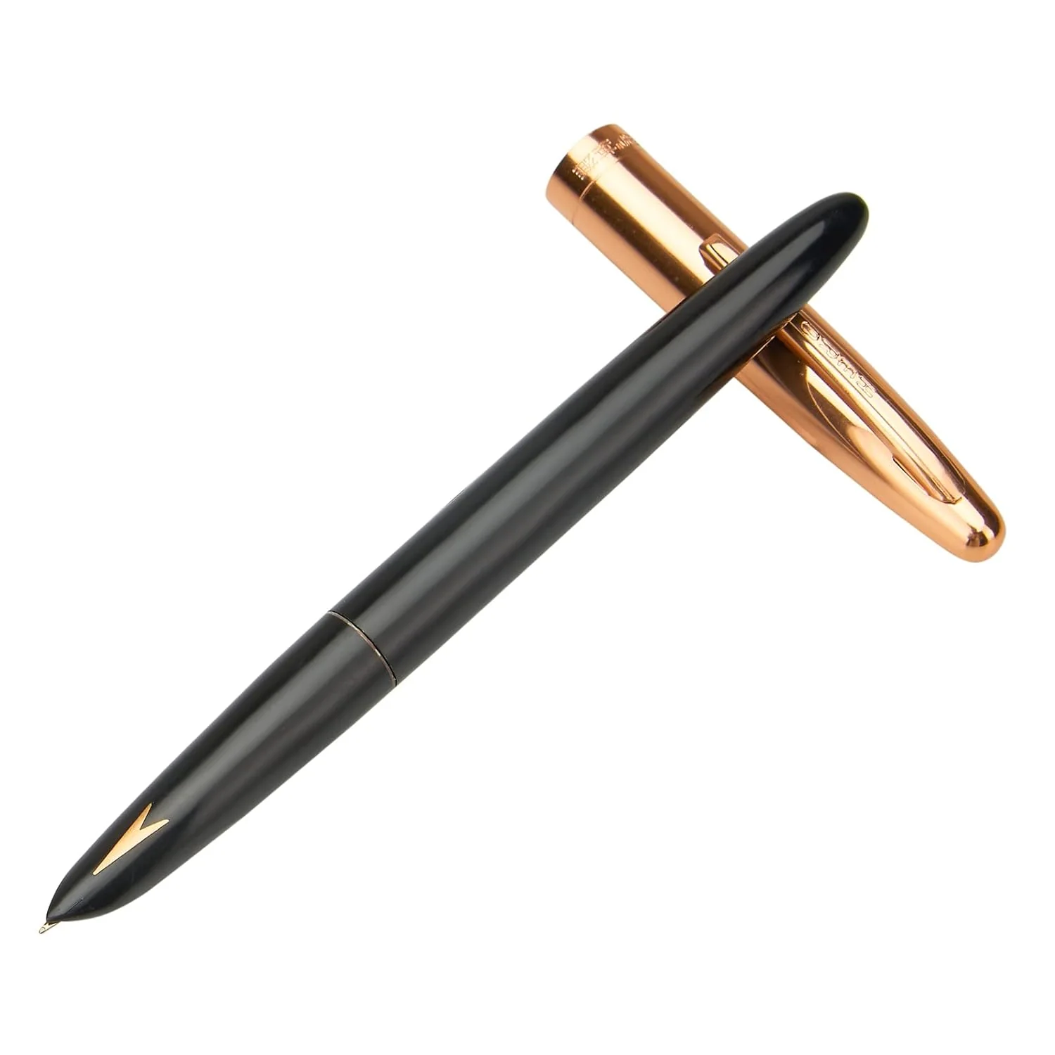 Hero 329 Original Fountain Pen with Iridium Nib – Gold Cap and Black Body - Image 2