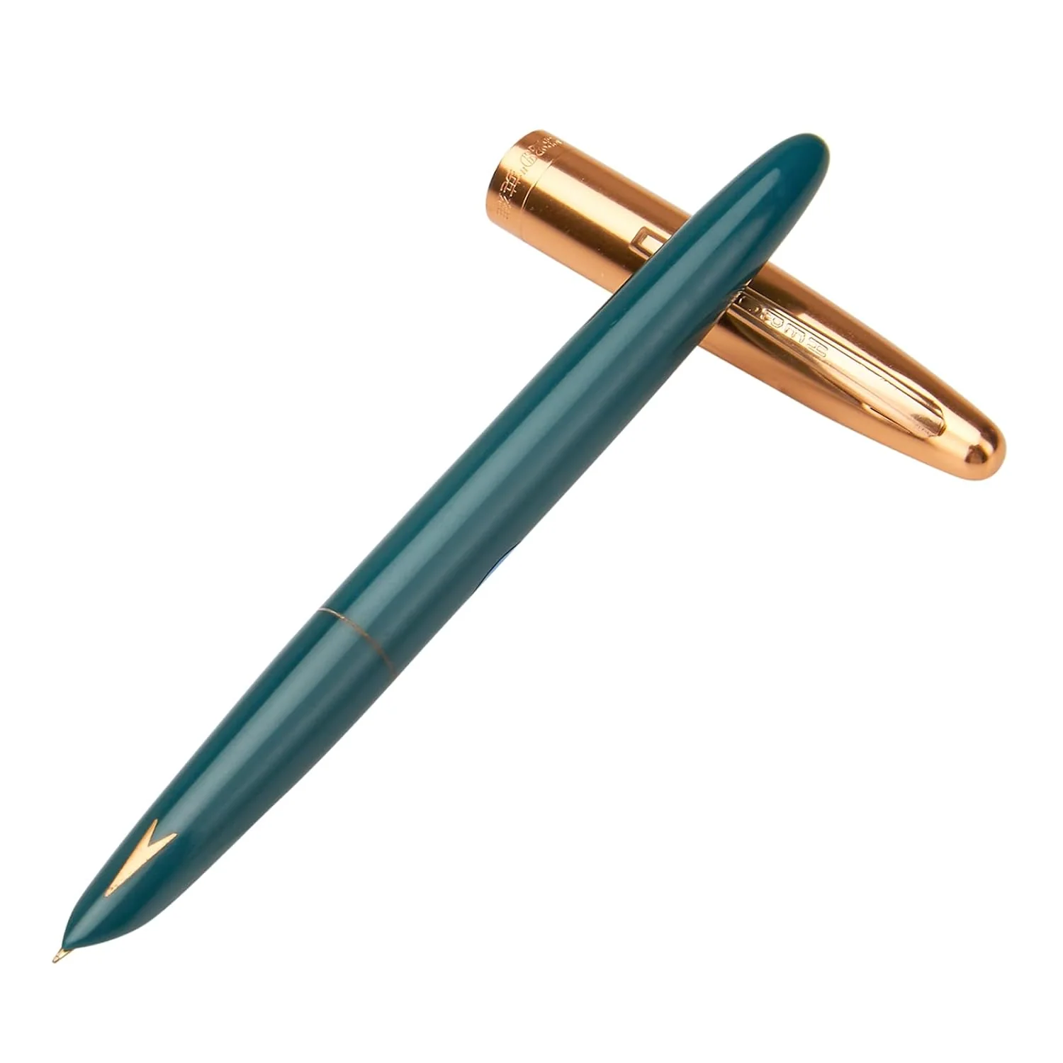 Hero 329 Original Fountain Pen with Iridium Nib – Gold Cap and Green Body - Image 2