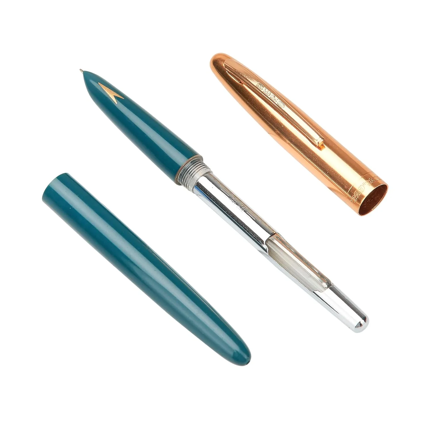 Hero 329 Original Fountain Pen with Iridium Nib – Gold Cap and Green Body - Image 3