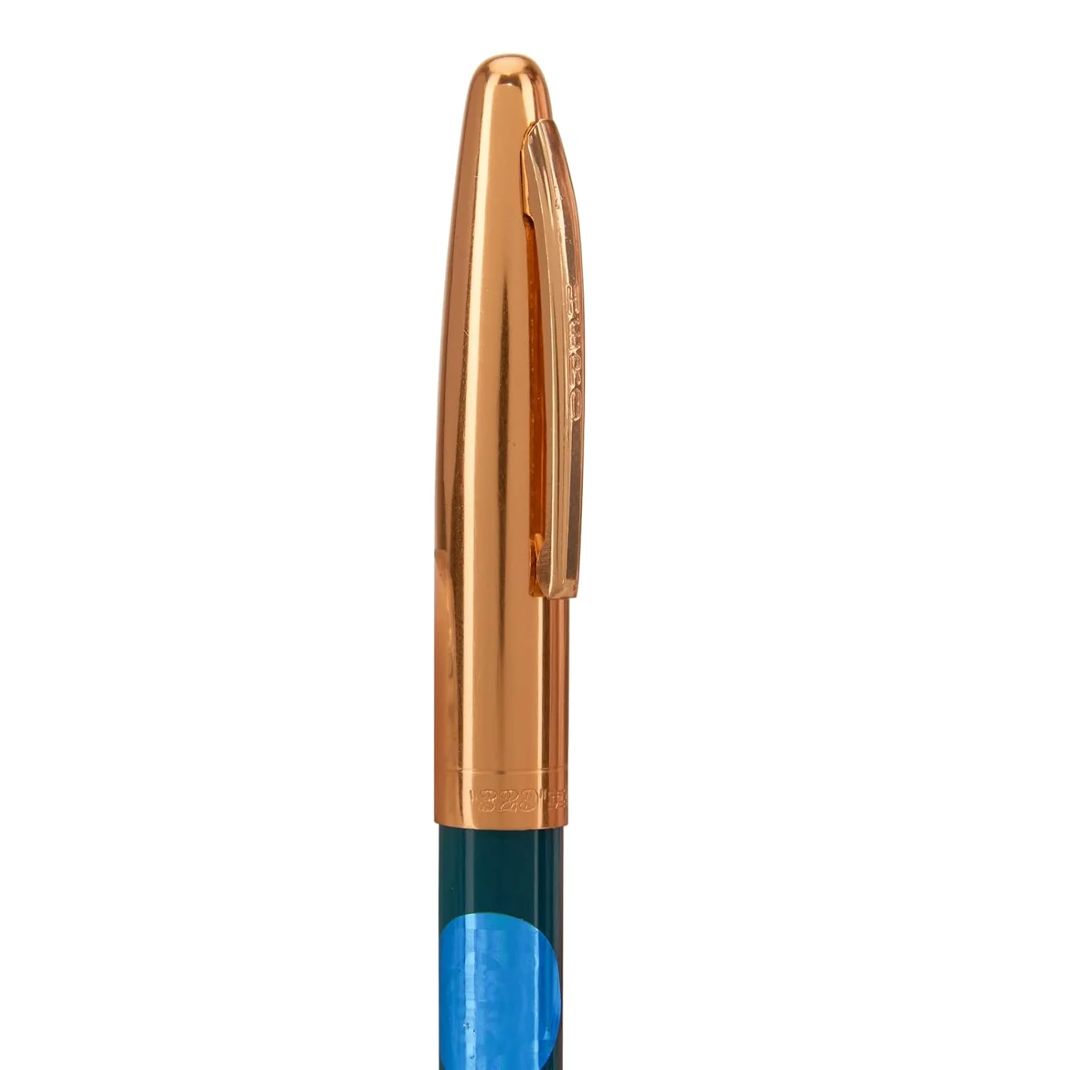 Hero 329 Original Fountain Pen with Iridium Nib – Gold Cap and Green Body - Image 4