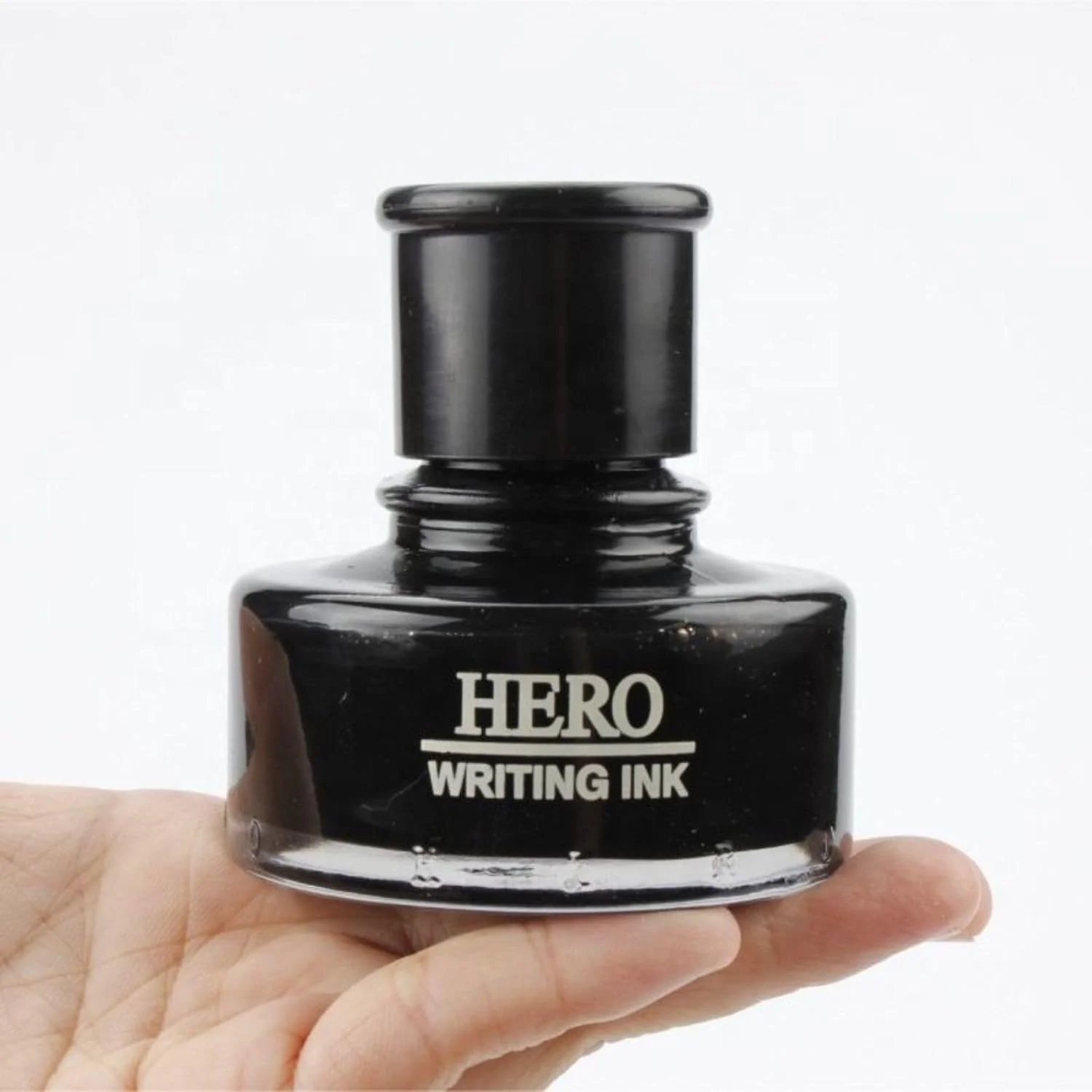 Hero 440 Fountain Pen 50ml Ink – Pure Black, Non-Carbon, Quick-Drying, Non-Blocking Ink for Fountain Pens, Calligraphy & Office Use - Image 2