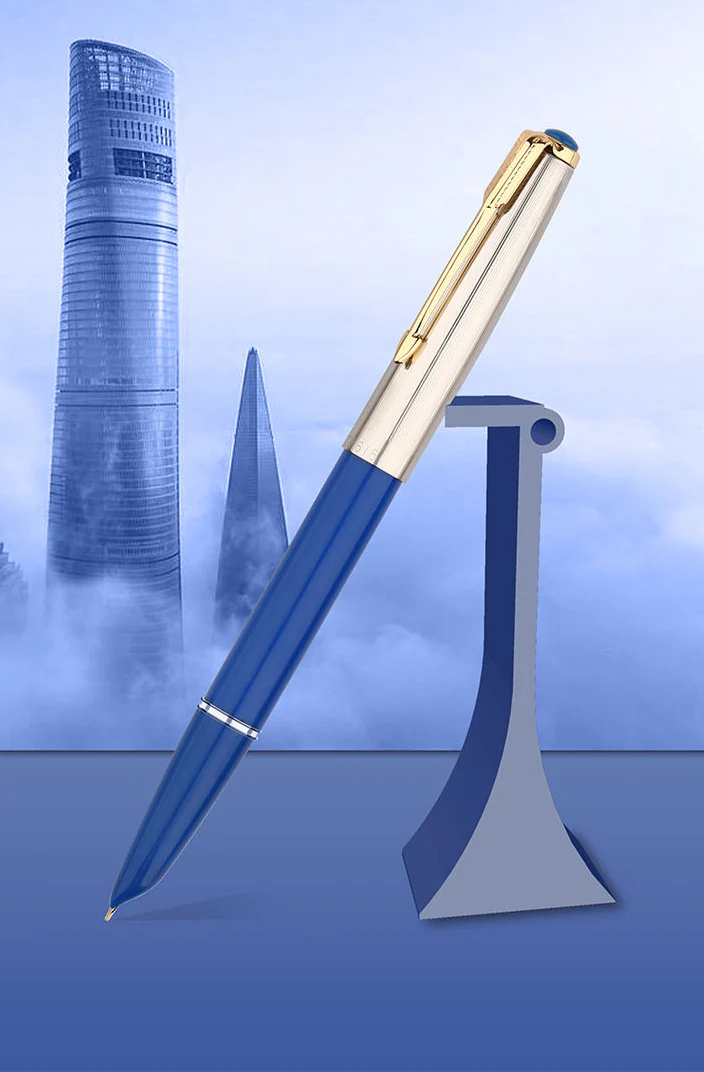 Hero 616 Fountain Pen with Iridium Extra-Fine 0.3mm Nib – Gold Cap, Smooth Writing, Lightweight Design with Converter – Available in Black, White, Yellow, Blue & Red - Image 10