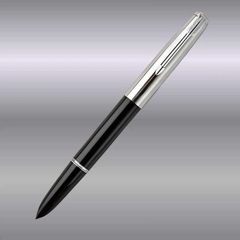 Hero 616 Plus Fountain Pen – Original Ink Pen with Iridium Fine Nib, Silver Cap – Smooth Classic Writing Pen, Available in Black & Maroon - Image 2