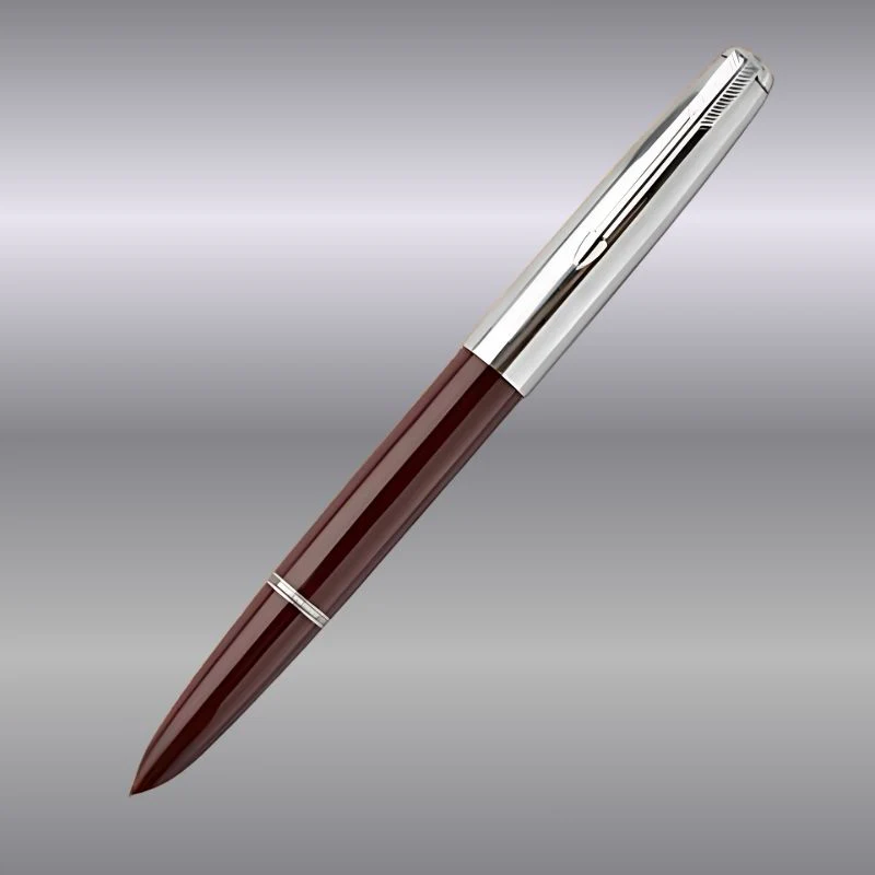 Hero 616 Plus Fountain Pen – Original Ink Pen with Iridium Fine Nib, Silver Cap – Smooth Classic Writing Pen, Available in Black & Maroon - Image 3