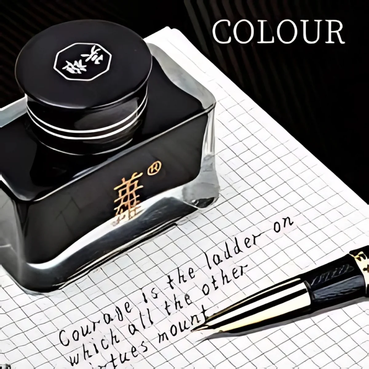 Hero 8806 Fountain Pen Ink Bottle – 60ml Pure Black, Non-Carbon Ink for Fountain Pens, Dip Pens & Calligraphy – Quick Dry, Smudge-Free, Safe for Nibs - Image 3
