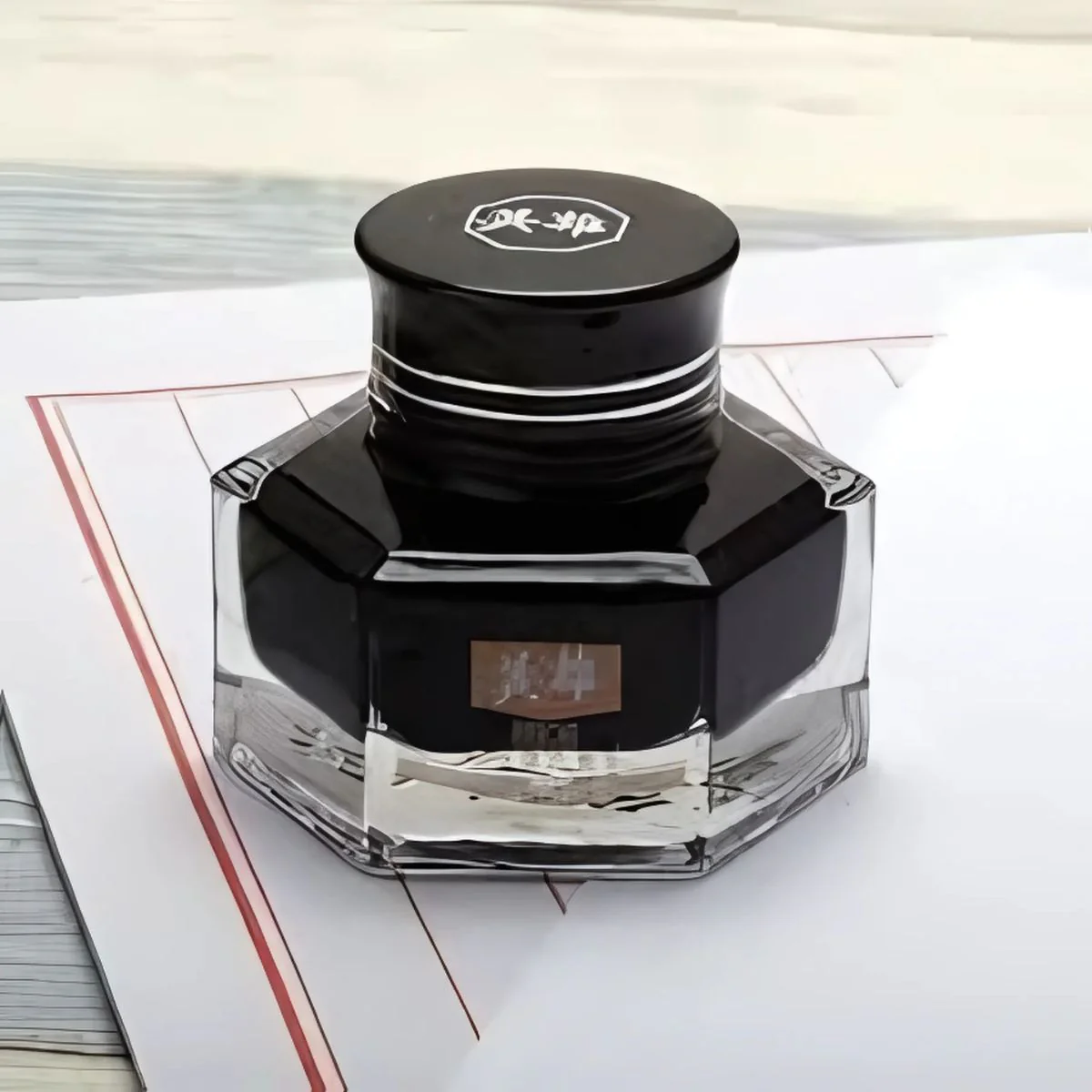 Hero 8808 Fountain Pen Ink Bottle – 50ml Pure Black, Non-Carbon Ink for Fountain Pens, Dip Pens & Calligraphy – Quick Dry, Smudge-Free, Safe for Nibs - Image 3