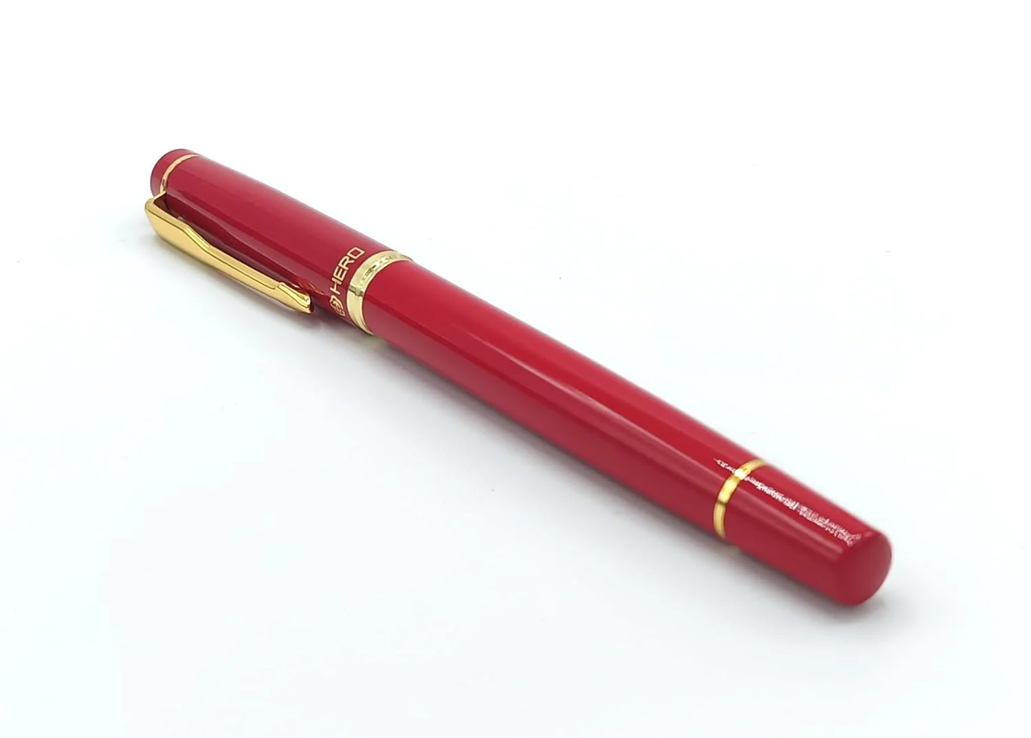 Hero 9320 Red Fountain Pen with 0.38mm Extra-Fine Nib and Gold Trims – Includes Ink Converter, Perfect for Office and Students - Image 8