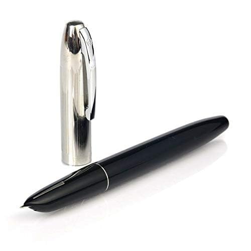 Hero Original 565  Fountain Pen – Black, Extra Fine Nib, Stainless Steel Cap, Arrow Mark Clip – Ideal for School, Home, and Office Use - Image 2