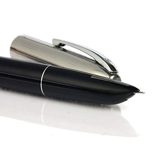 Hero Original 565  Fountain Pen – Black, Extra Fine Nib, Stainless Steel Cap, Arrow Mark Clip – Ideal for School, Home, and Office Use - Image 3