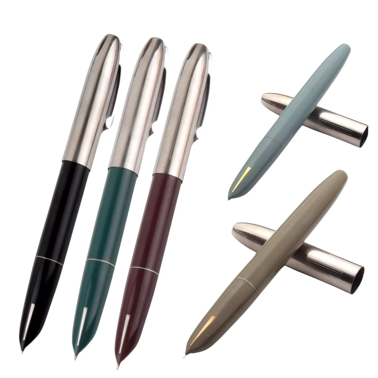 Hero Original 565 Fountain Pen – SkyBlue, Extra Fine Nib, Stainless Steel Cap, Arrow Mark Clip – Ideal for School, Home, and Office Use - Image 5
