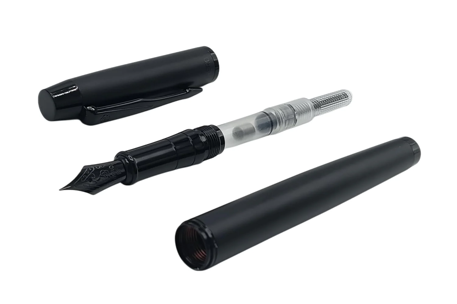 Hero Original 7006 Aerometric Fountain Pen – Matte Black, 0.3mm Extra Fine Nib, Arrow Mark Clip, Ink Converter Included – Ideal Gift for Office and Students - Image 3