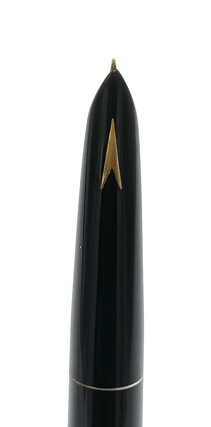 Hero Pen 330 Original Fountain Pen – Iridium Tipped Fine Nib, Gold Cap, Black Body - Image 3