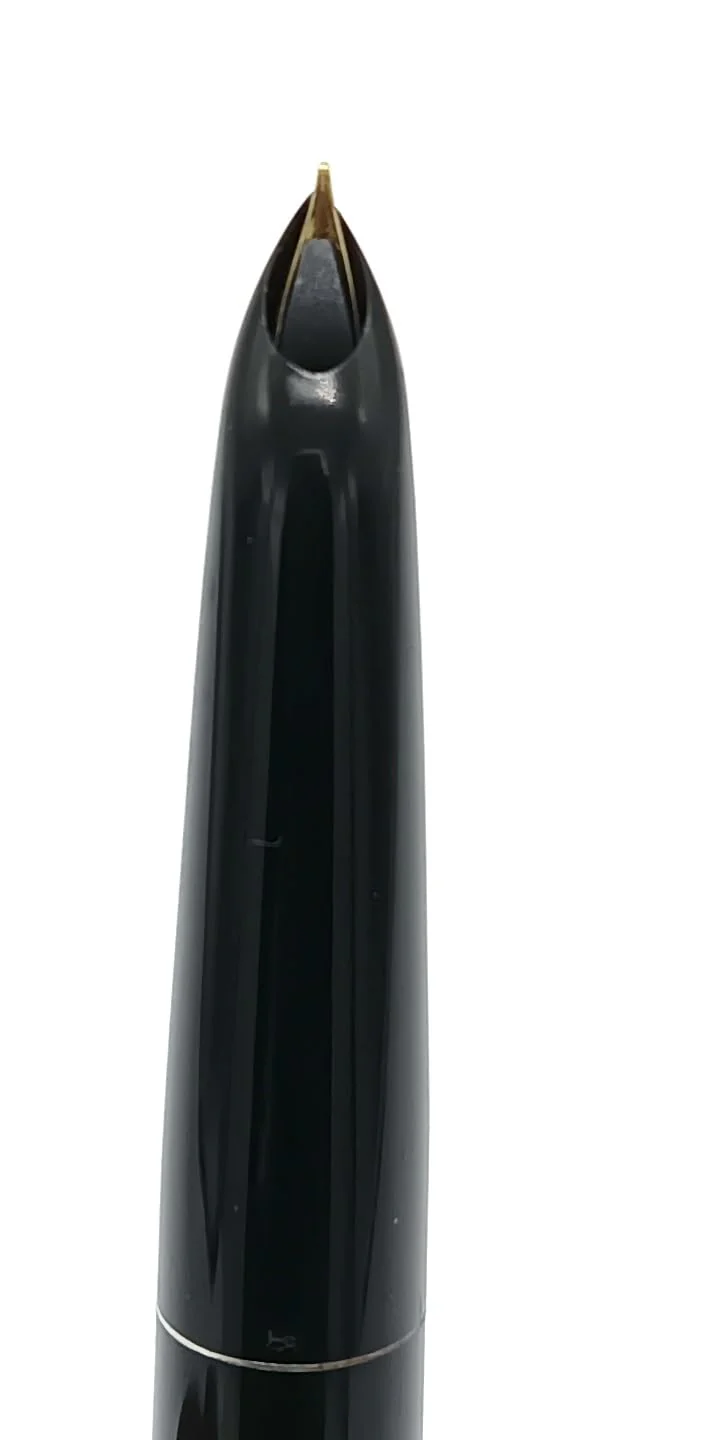 Hero Pen 330 Original Fountain Pen – Iridium Tipped Fine Nib, Gold Cap, Black Body - Image 4