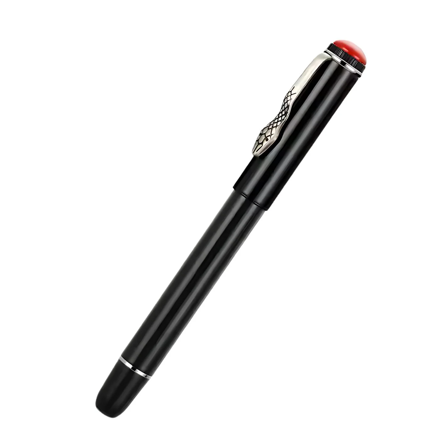 Jinhao 025 Fountain Pen Extra Fine Nib – Retro Snake Clip Design, Smooth Writing Metal Pen with Ink Converter – Calligraphy & Daily Writing Gift for Collectors & Writers - Image 4