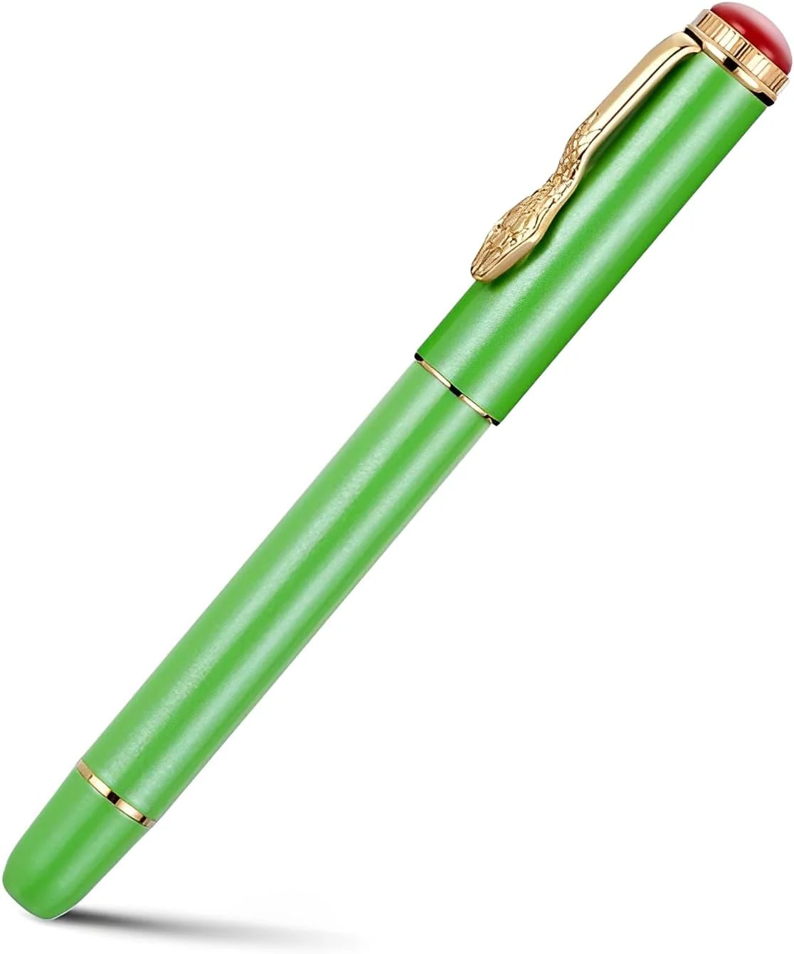 Jinhao 025 Fountain Pen Extra Fine Nib – Retro Snake Clip Design, Smooth Writing Metal Pen with Ink Converter – Calligraphy & Daily Writing Gift for Collectors & Writers - Image 6