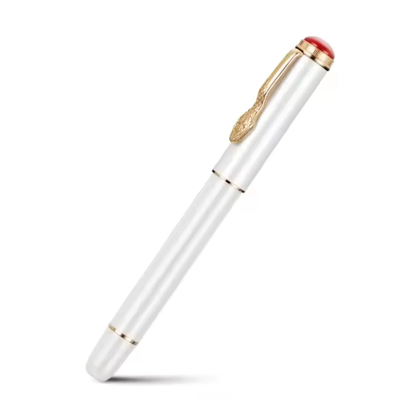 Jinhao 025 Fountain Pen Fine Nib – Retro Snake Clip Design, Smooth Writing Metal Pen with Ink Converter – Calligraphy & Daily Writing Gift for Collectors & Writers - Image 3