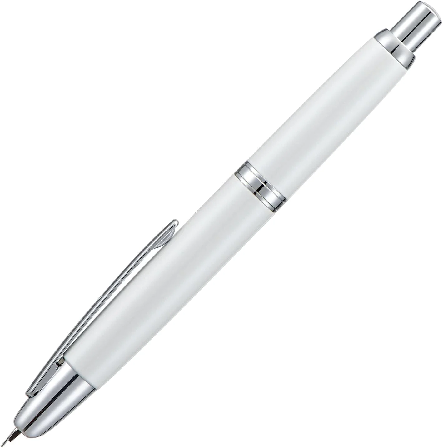 Jinhao 10 Capless Fountain Pen with Box,Retractable Fine Nib with Ink Converter Set (Silver Clip) - Image 3