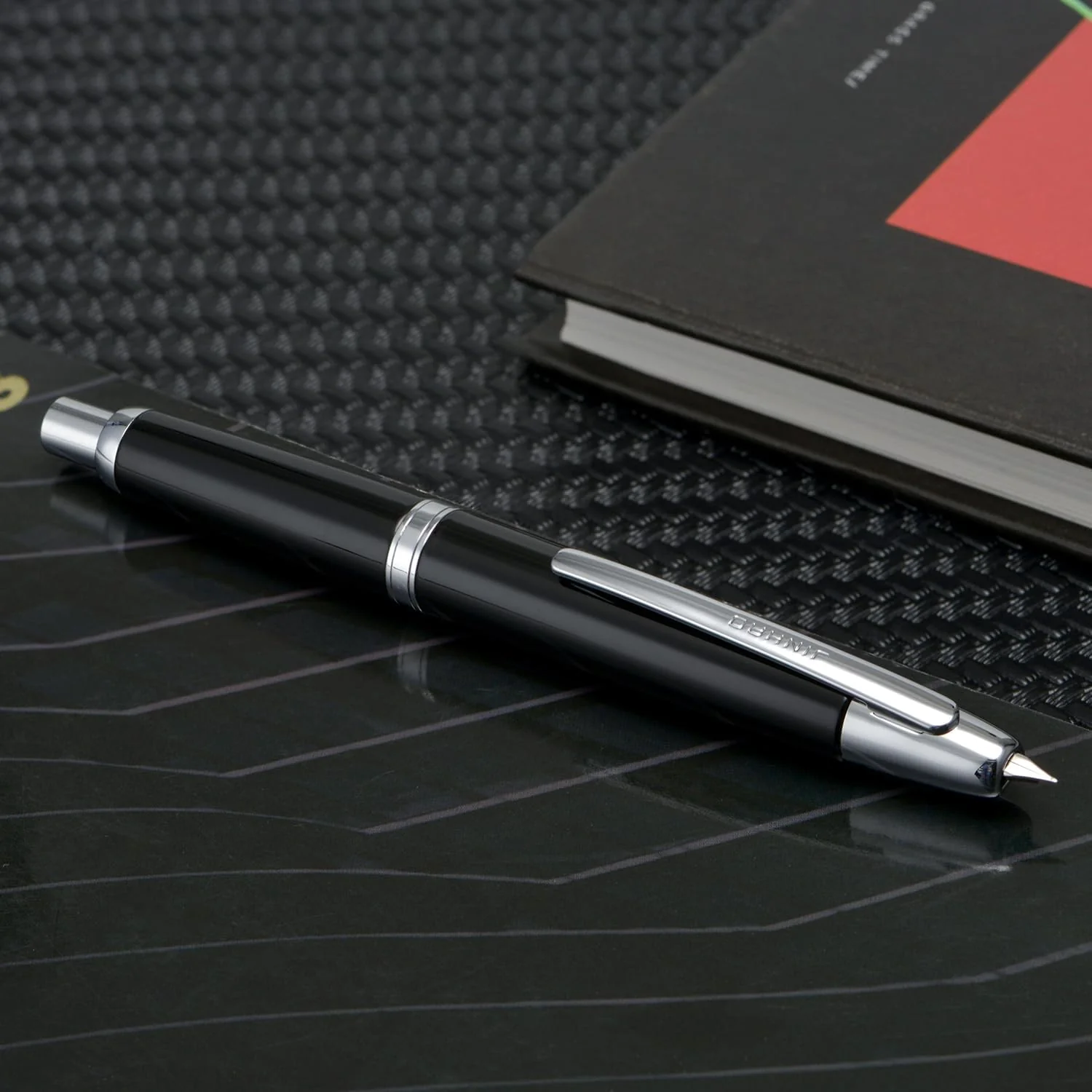 Jinhao 10 Capless Fountain Pen with Box,Retractable Fine Nib with Ink Converter Set (Silver Clip) - Image 35