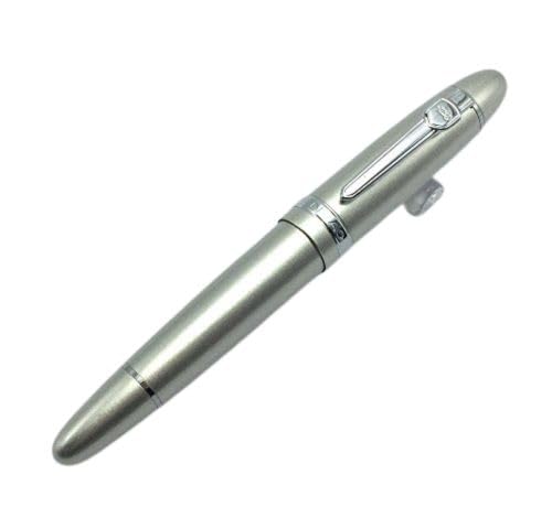 Jinhao 159 Heavyweight Signature Fountain Pen – Shiny Silver with Silver Trims, Streamlined Design, Medium Nib & Ink Converter - Image 2