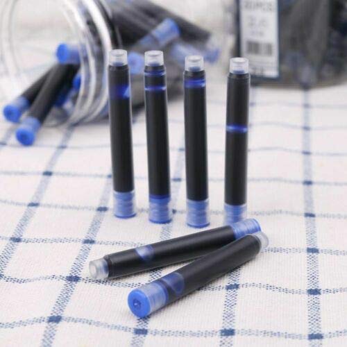 Jinhao 2.6mm International Standard Fountain Pen Blue Ink Cartridges Refills – 30 pcs - Image 2