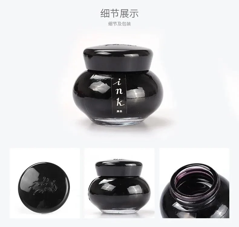 Jinhao 25ml Bottled Black Ink – Non-Carbon Ink for Fountain Pens and Dip Pens - Image 2