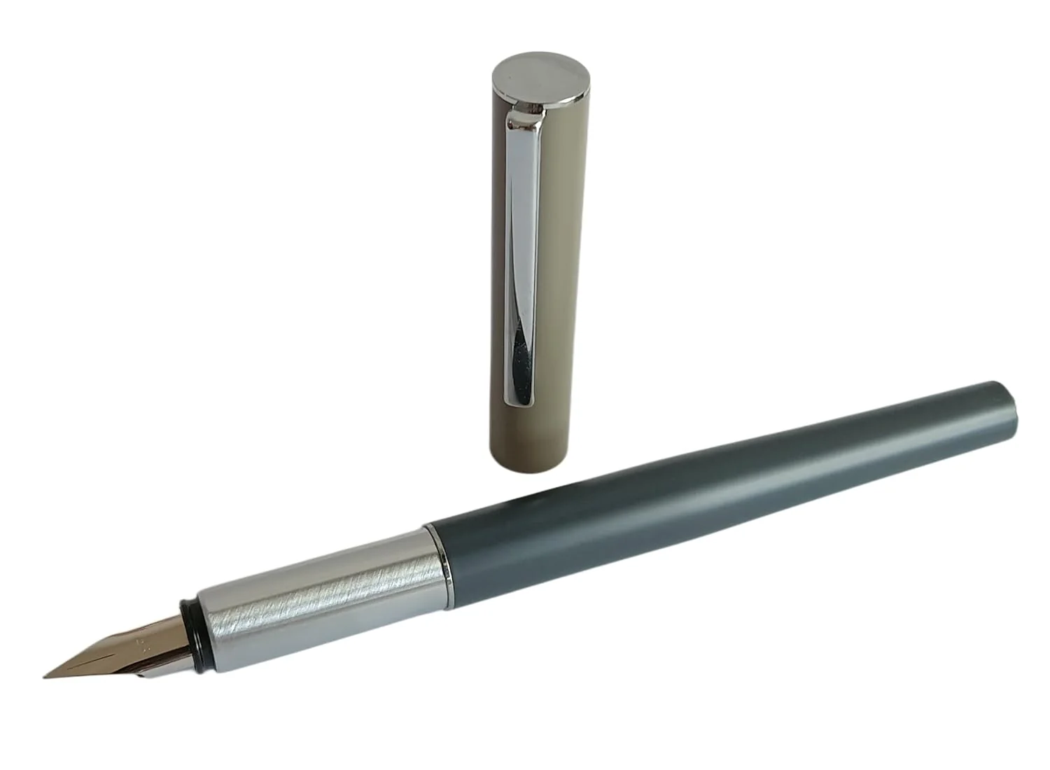 Jinhao 35 Fountain Pen with Converter, Fine Nib, Smooth Writing Pen for Students and Office Use (Blue) - Image 3