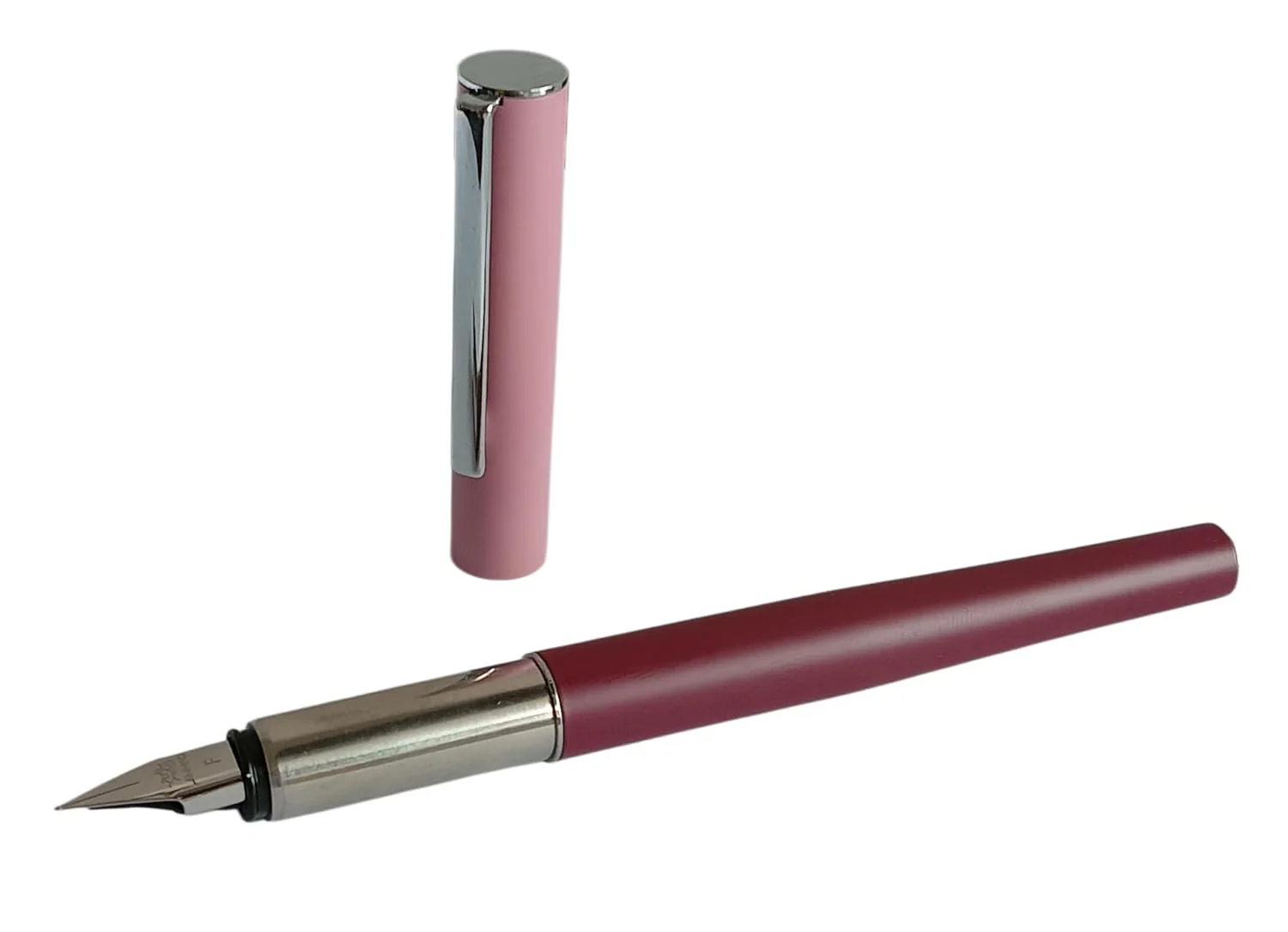 Jinhao 35 Fountain Pen with Converter, Fine Nib, Smooth Writing Pen for Students and Office Use (Pink) - Image 4