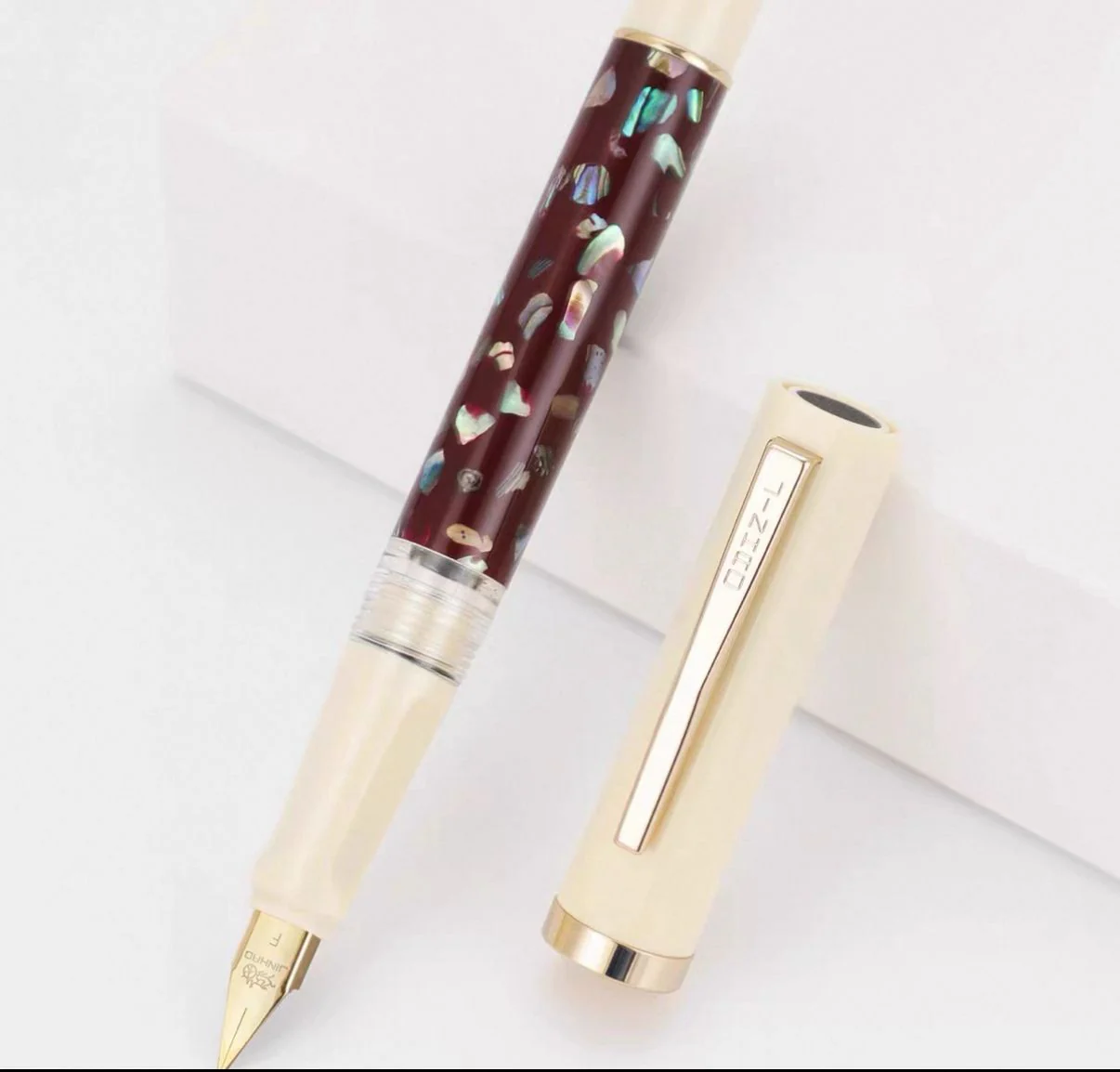 Jinhao 58 Shell Carving Fountain Pen – Fine Nib (Variants Color) - Image 4
