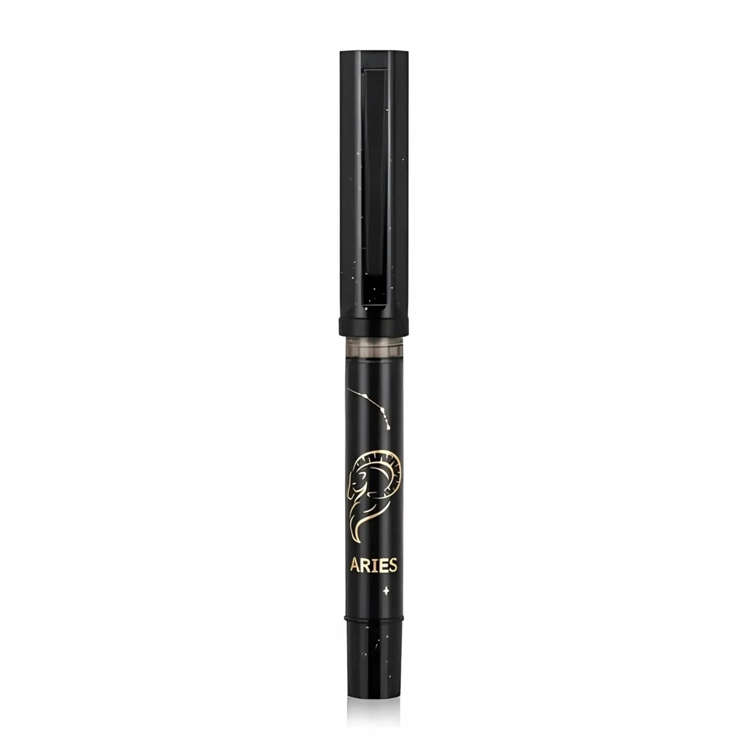 Jinhao 58A Zodiac Constellation Fountain Pen – Fine Nib (0.5mm), Black Resin Body with Ink Converter - Image 3