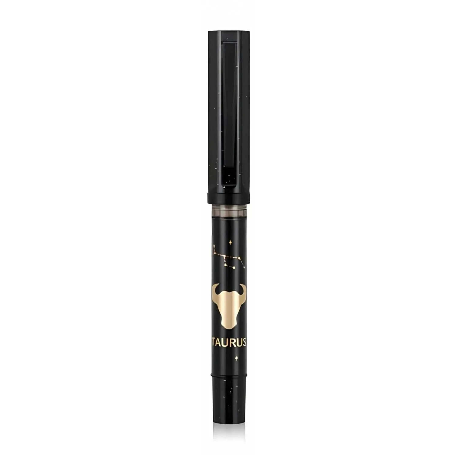 Jinhao 58A Zodiac Constellation Fountain Pen – Fine Nib (0.5mm), Black Resin Body with Ink Converter - Image 4