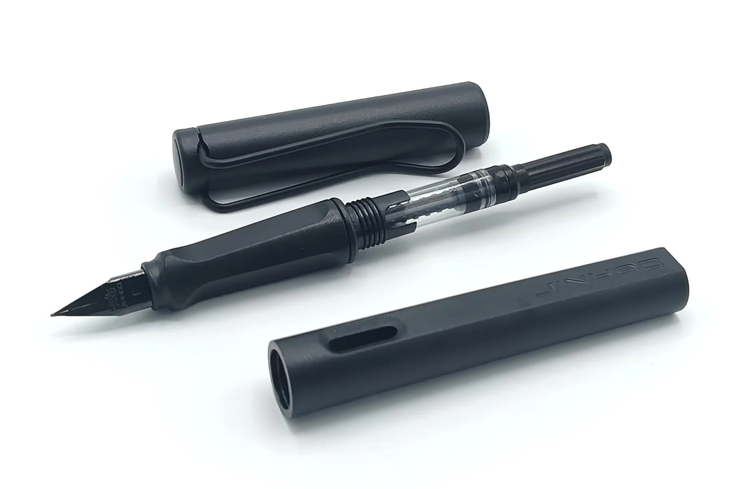 Jinhao 599 Alstar Designer Matt Black Fine Nib Fountain Pen, Smooth Writing for Students and Office - Image 3