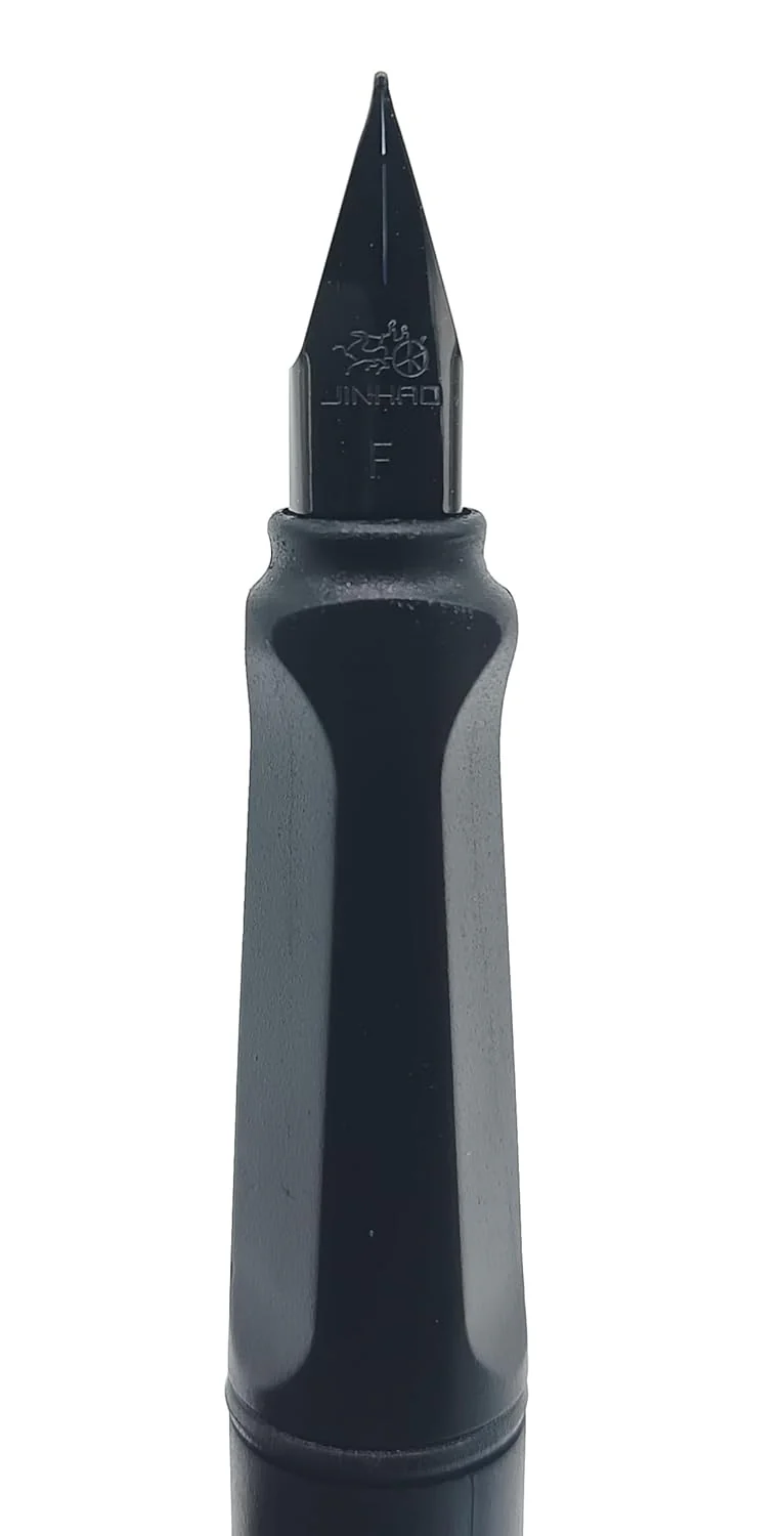 Jinhao 599 Alstar Designer Matt Black Fine Nib Fountain Pen, Smooth Writing for Students and Office - Image 4
