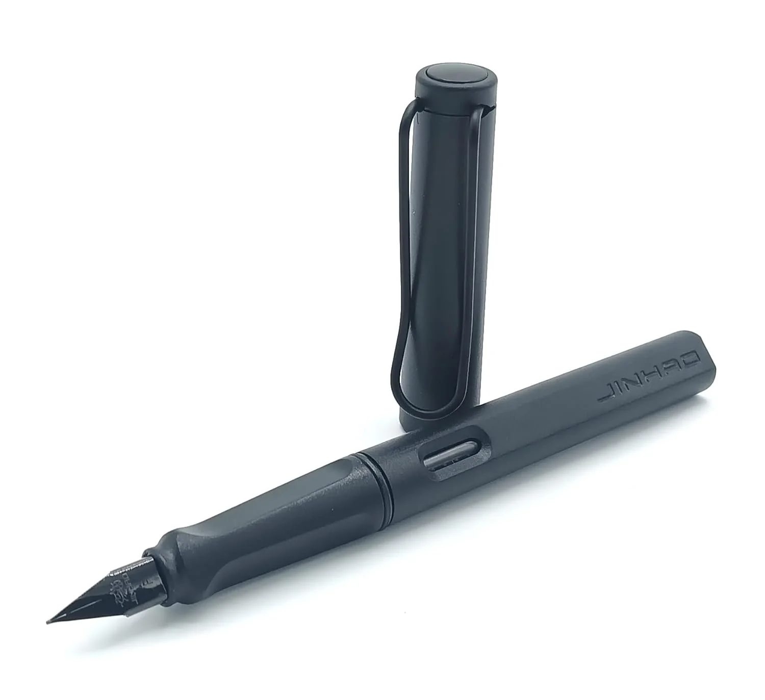 Jinhao 599 Alstar Designer Matt Black Fine Nib Fountain Pen, Smooth Writing for Students and Office - Image 5