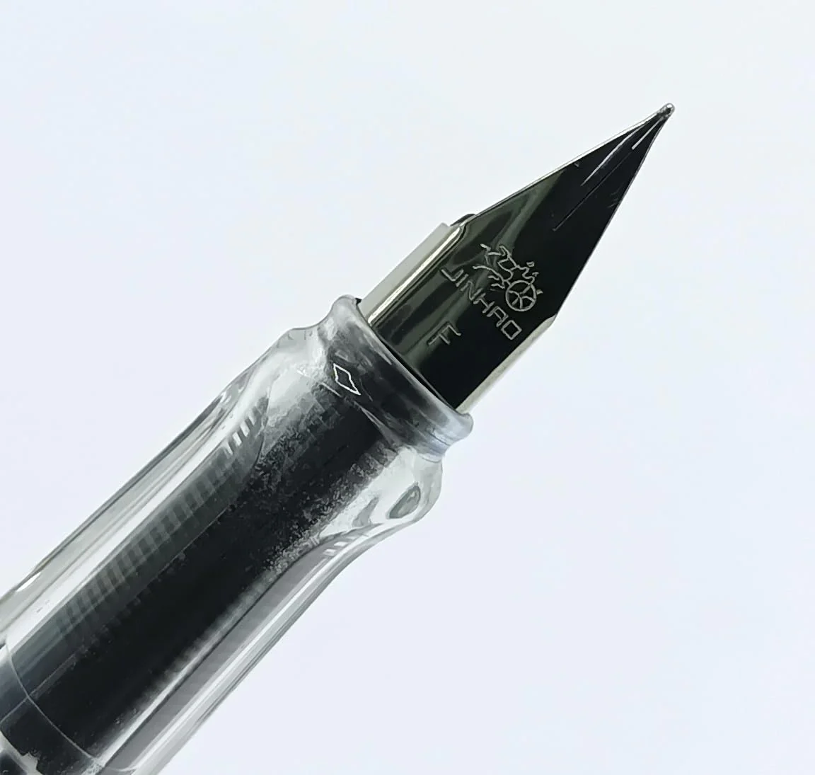 Jinhao 599 Alstar Designer Transparent White Fountain Pen - Fine Nib, Smooth Writing Pen for Students and Office - Image 2