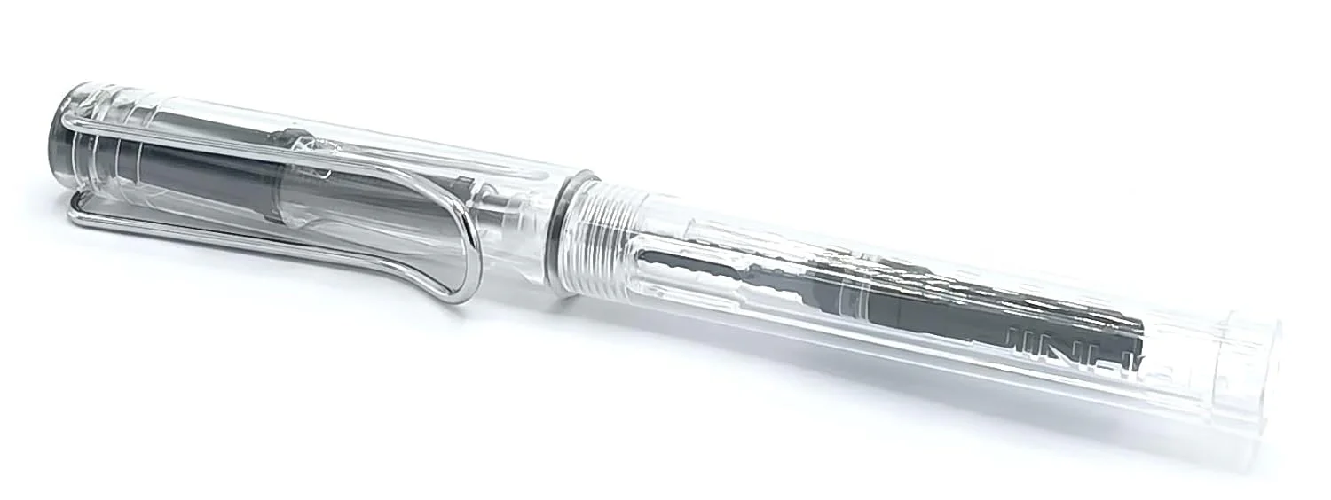 Jinhao 599 Alstar Designer Transparent White Fountain Pen - Fine Nib, Smooth Writing Pen for Students and Office - Image 5