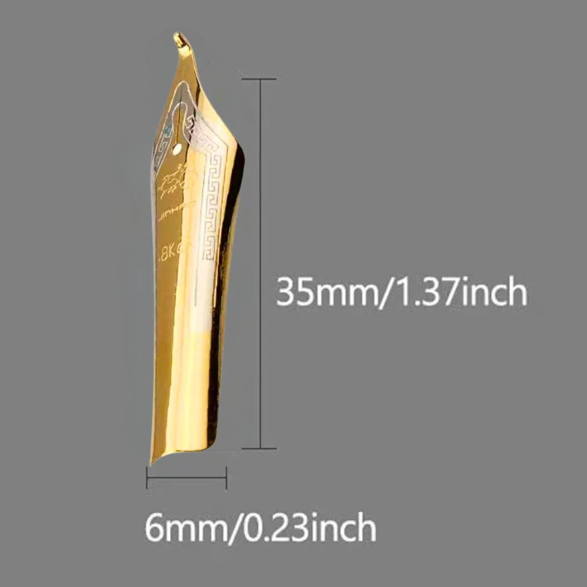 Jinhao #6 Size Original Fountain Pen Nibs – Bent Tip (Pack of 2) – Compatible with Jinhao X450/X750/100/159 and More - Image 3