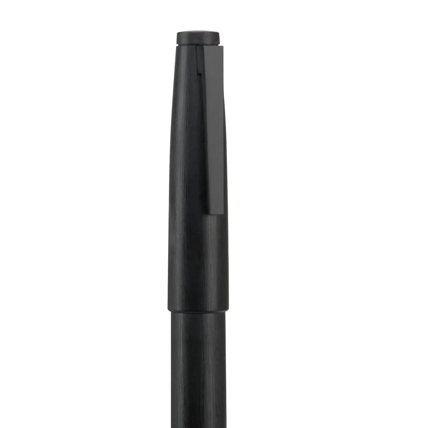 Jinhao 80 Matt Black Fiber Brushed Fountain Pen, Iridium Fine Nib, Black Clip with Ink Converter - Image 4