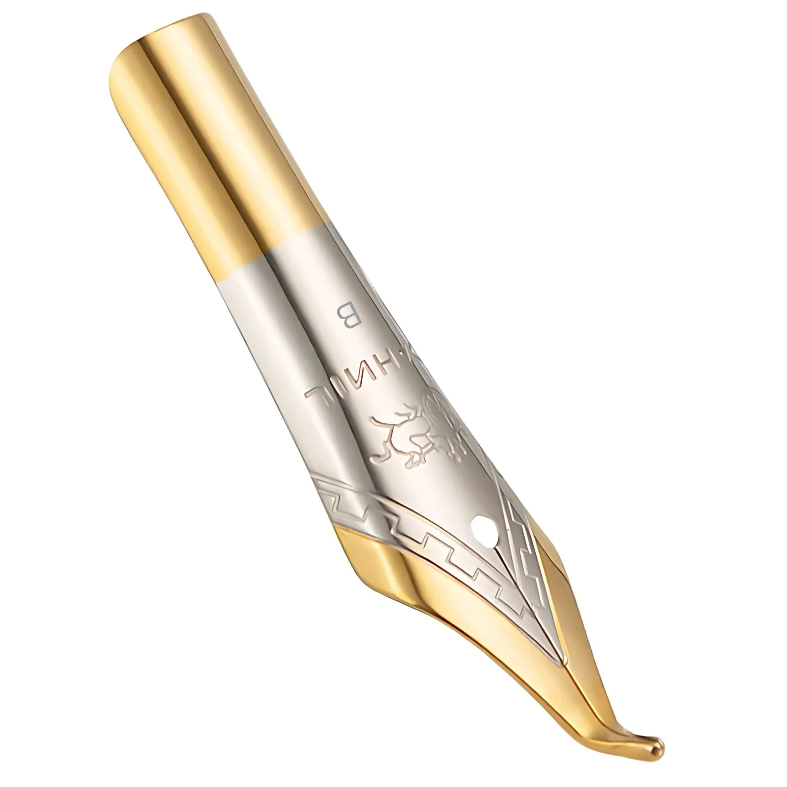 Jinhao 82 Fountain Pen Nib – Silver with Gold Trim (Pack Of 2)| Extra Fine, Fine, Medium and Bent Calligraphy Nib Options - Image 4
