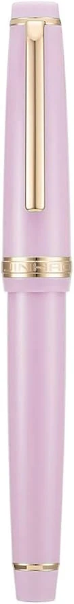 Jinhao 82 Fountain Pen with Gold Clip, Iridium Fine Nib & Ink Converter – Pink - Image 2