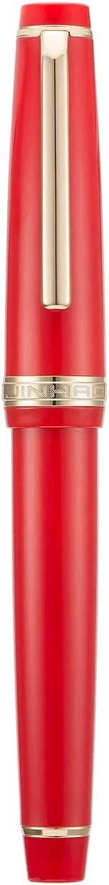 Jinhao 82 Fountain Pen with Gold Clip, Iridium Fine Nib & Ink Converter – Red - Image 4