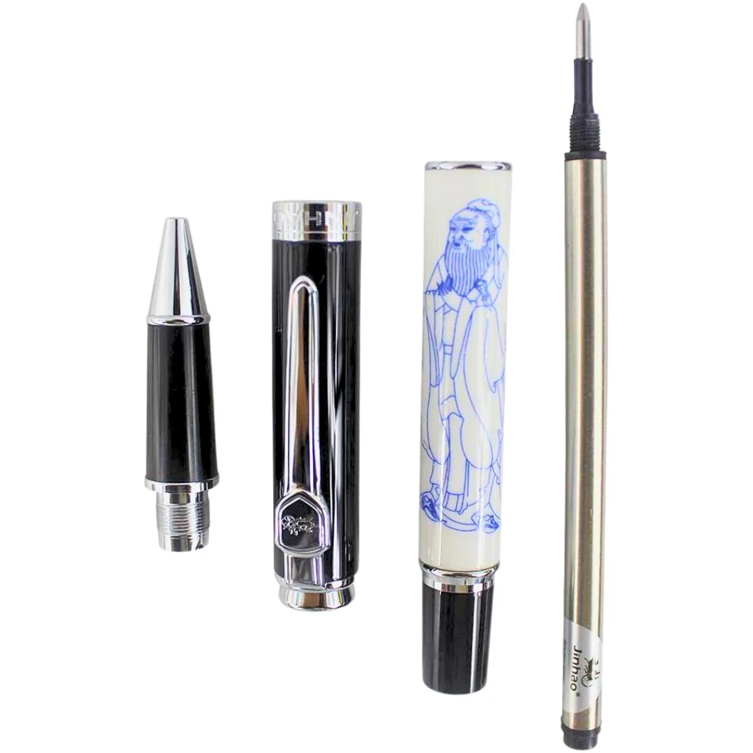 Jinhao 8802 Rollerball Pen, Confucius Painting, Elegant Writing Pen - Image 5